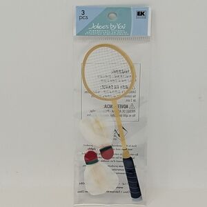 Jolee's by You Stickers Badminton Racket Birdie Scrapbooking